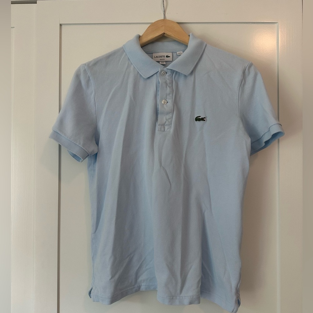 Lacoste Men's Sky Blue Polo Shirt